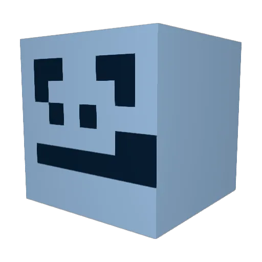 dr_cr4ft Minecraft avatar head, 3D render