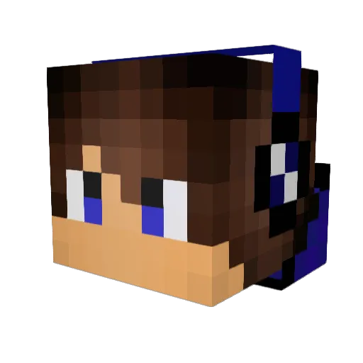 dr_diamond434 Minecraft avatar head, 3D render