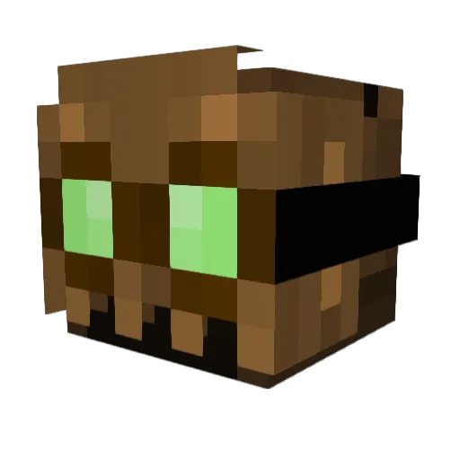 dr_inxs Minecraft avatar head, 3D render