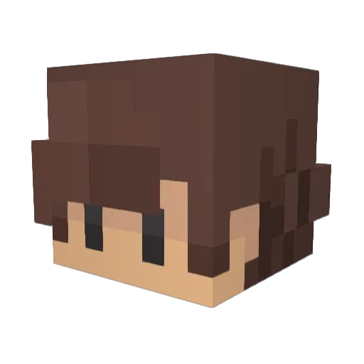 dr_trystantx Minecraft avatar head, 3D render
