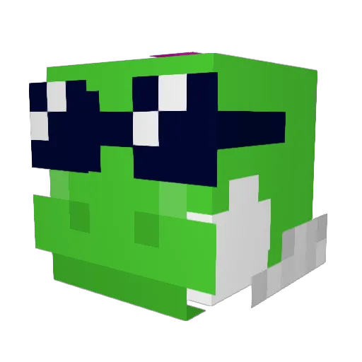 dr_yo3shi Minecraft avatar head, 3D render