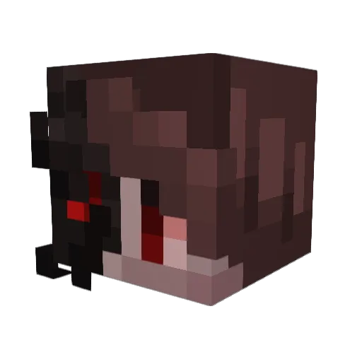 drabbestloki Minecraft avatar head, 3D render
