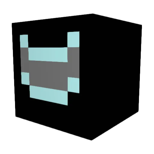 dracalich Minecraft avatar head, 3D render