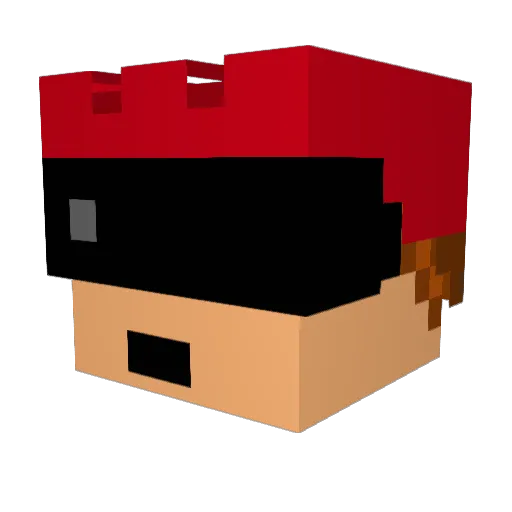 dracarys5 Minecraft avatar head, 3D render