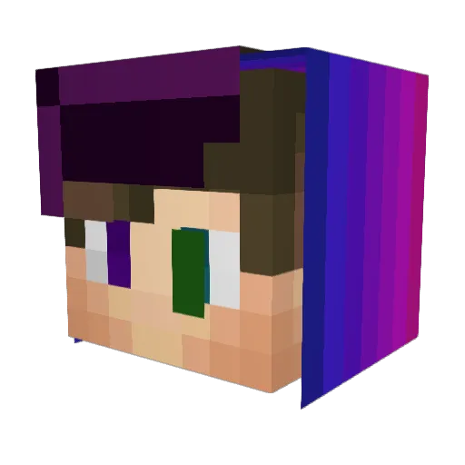 draco25812 Minecraft avatar head, 3D render