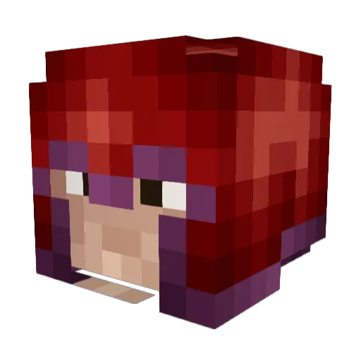 draco48135 Minecraft avatar head, 3D render