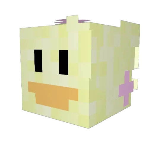 dracoclaw15 Minecraft avatar head, 3D render