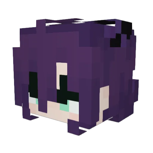 dracoflora018 Minecraft avatar head, 3D render