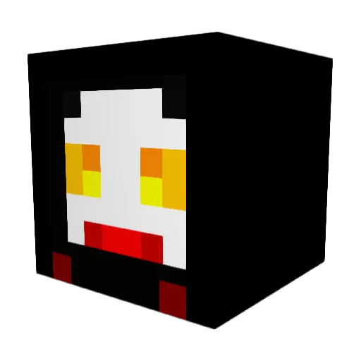 dracomatt27 Minecraft avatar head, 3D render