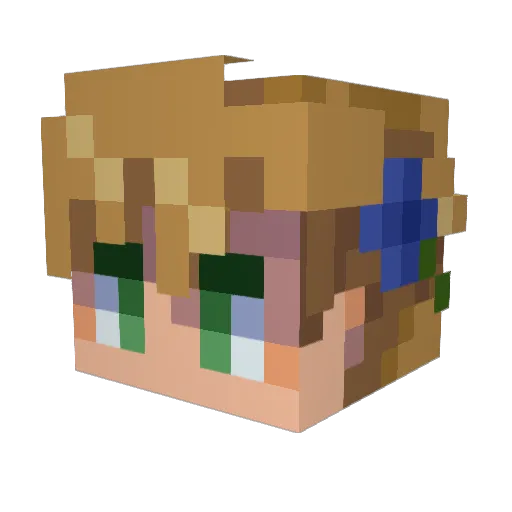draconicus11 Minecraft avatar head, 3D render