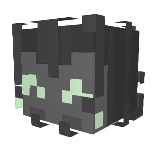 draconifex Minecraft avatar head, 3D render