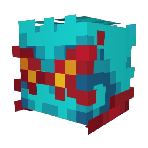 dracorax0 Minecraft avatar head, 3D render