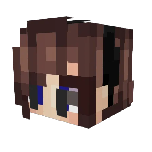 dracos_main_hoe Minecraft avatar head, 3D render