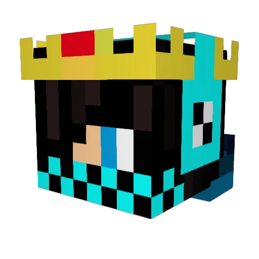 dragage909 Minecraft avatar head, 3D render