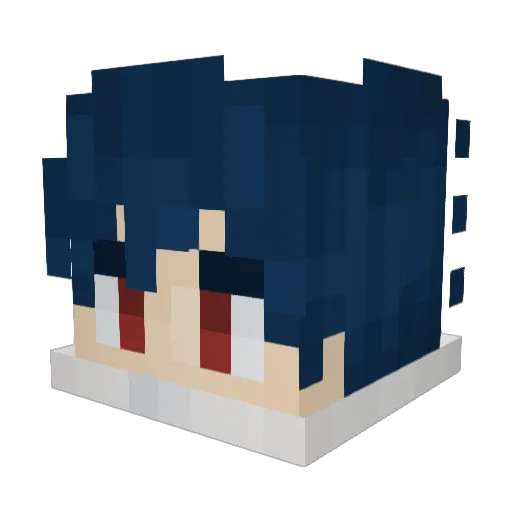 drago226 Minecraft avatar head, 3D render