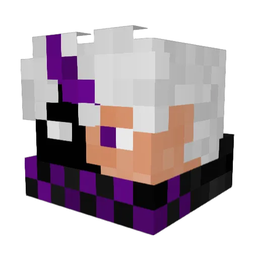 dragon100002 Minecraft avatar head, 3D render