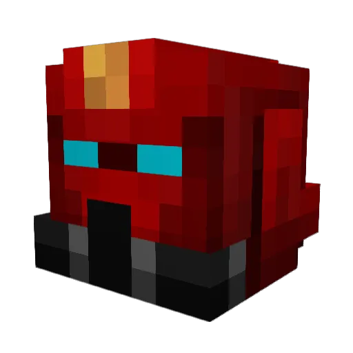 dragon2642 Minecraft avatar head, 3D render