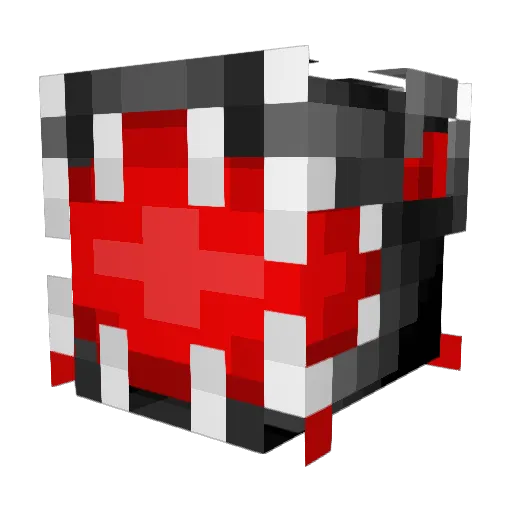 dragon27 Minecraft avatar head, 3D render