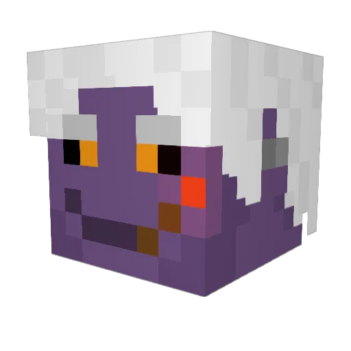 dragonXshade Minecraft avatar head, 3D render