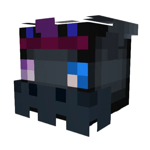 dragonation100 Minecraft avatar head, 3D render
