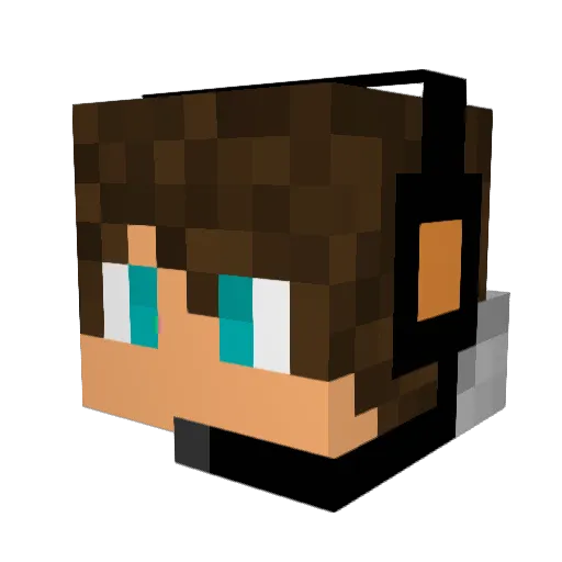 dragonboy436 Minecraft avatar head, 3D render