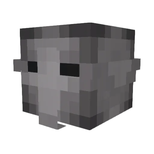 dragondoodoo Minecraft avatar head, 3D render