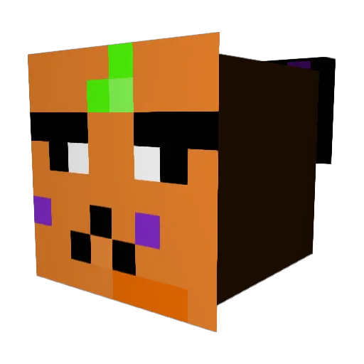 dragonfire0406 Minecraft avatar head, 3D render