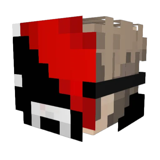 dragongamer11 Minecraft avatar head, 3D render