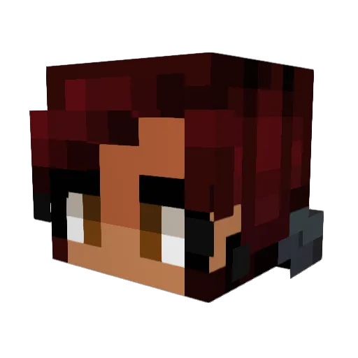 dragonheartst1 Minecraft avatar head, 3D render