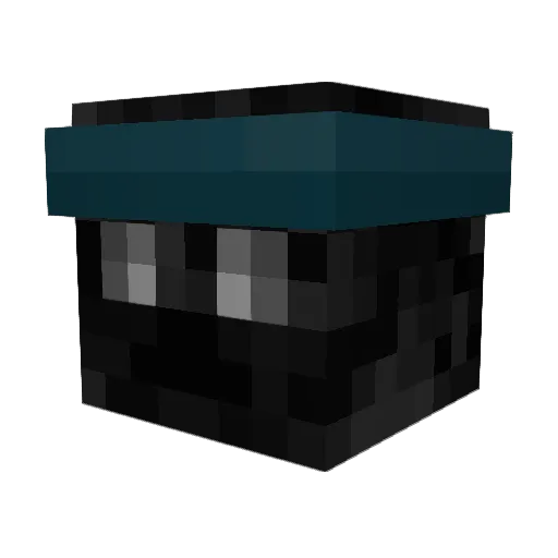dragonhuntt Minecraft avatar head, 3D render