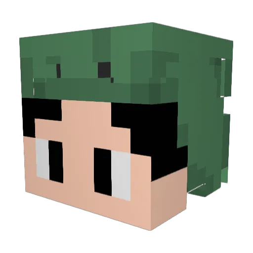 dragonjosu2010 Minecraft avatar head, 3D render