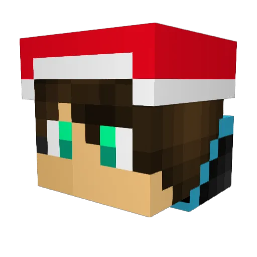 dragonkid21 Minecraft avatar head, 3D render
