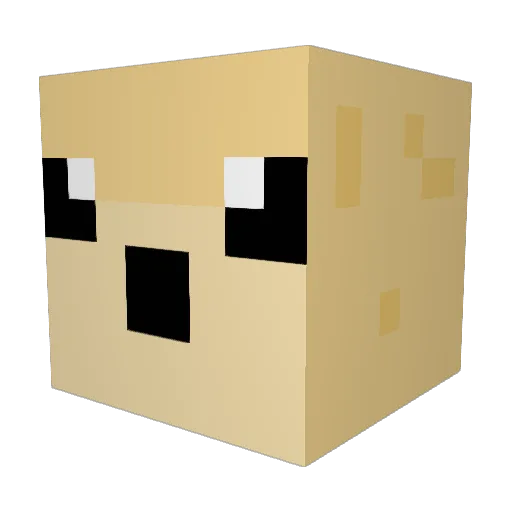 dragonking556 Minecraft avatar head, 3D render