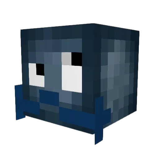 dragonlachie Minecraft avatar head, 3D render