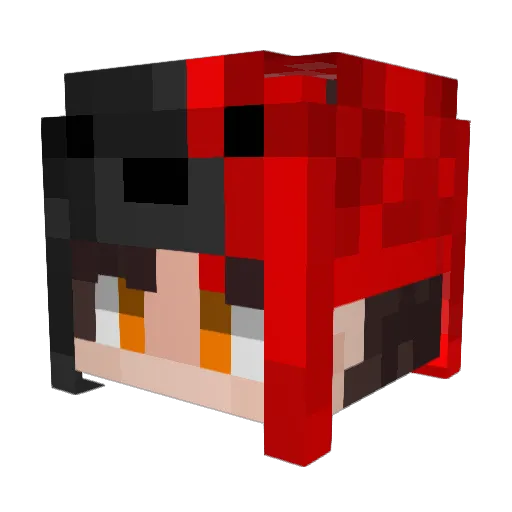 dragonmaster0815 Minecraft avatar head, 3D render