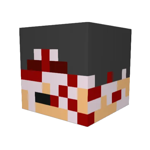 dragonmetal6 Minecraft avatar head, 3D render