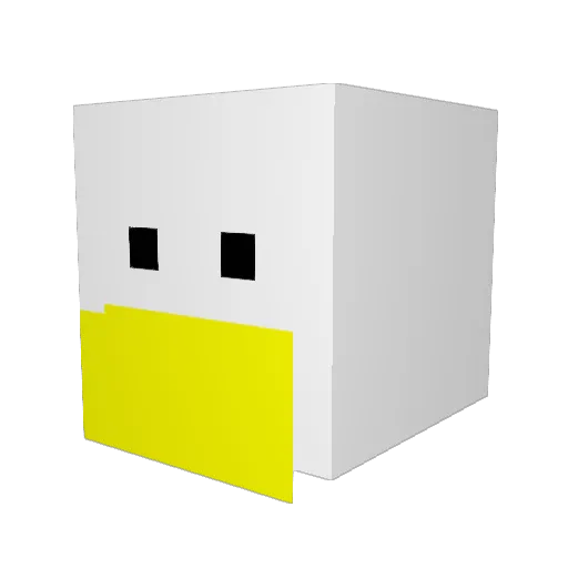 dragonsblazer Minecraft avatar head, 3D render
