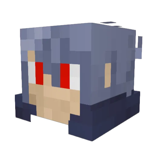 dragonseb71 Minecraft avatar head, 3D render