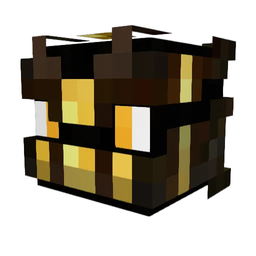 dragonsong Minecraft avatar head, 3D render