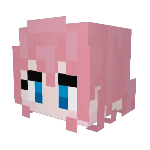 dragonsoulzbl Minecraft avatar head, 3D render