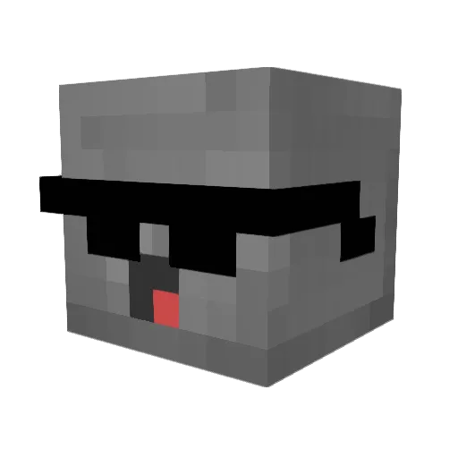 dragontimur1 Minecraft avatar head, 3D render