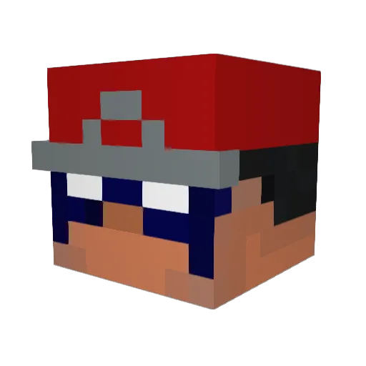 dragosh988 Minecraft avatar head, 3D render