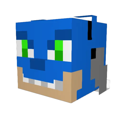 dragowarrior300 Minecraft avatar head, 3D render