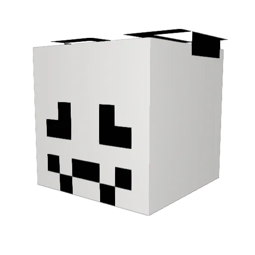 dragun207 Minecraft avatar head, 3D render