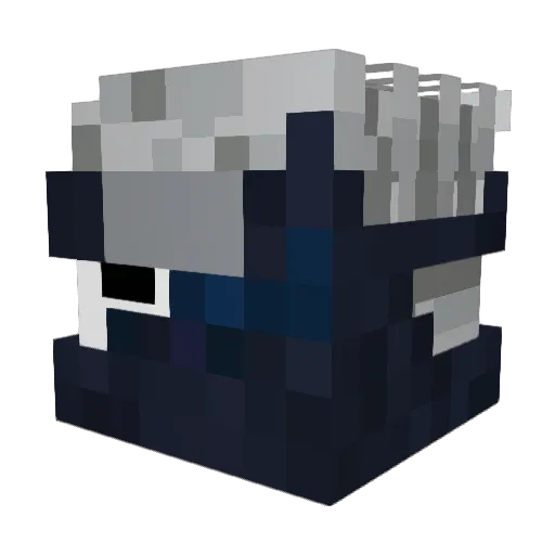 drakahan Minecraft avatar head, 3D render