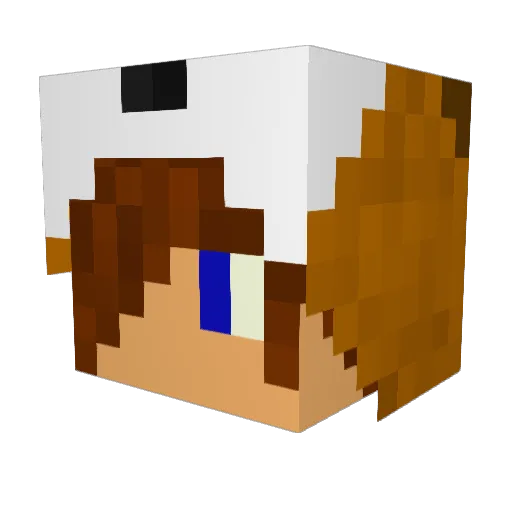 drake346 Minecraft avatar head, 3D render