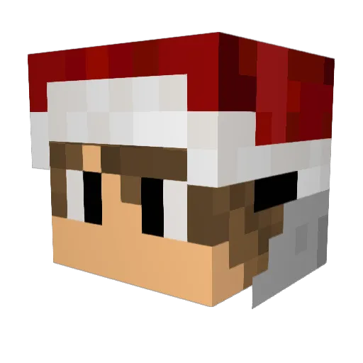 drakeblood4 Minecraft avatar head, 3D render