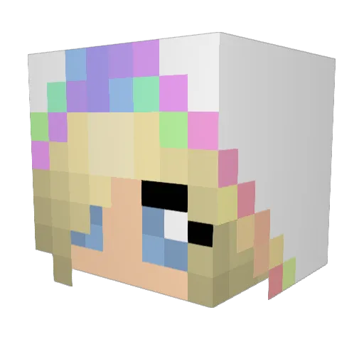 draken12380 Minecraft avatar head, 3D render