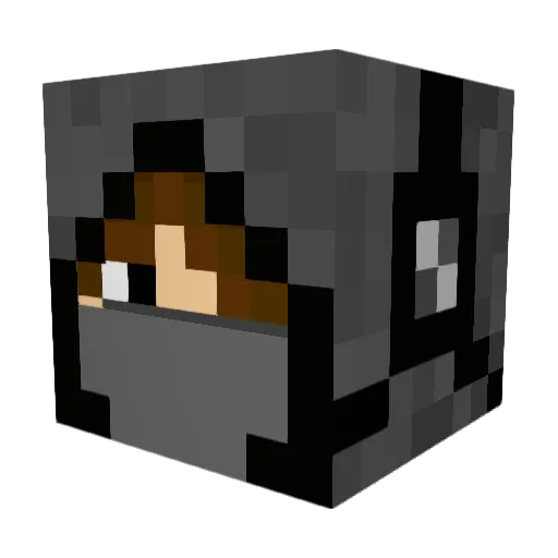 drakeparpo Minecraft avatar head, 3D render