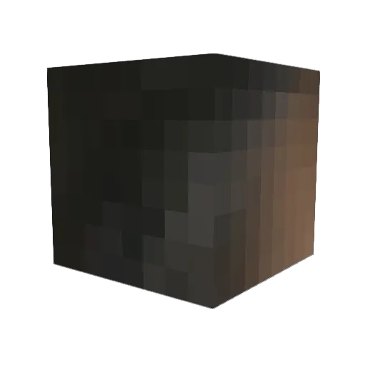 draker Minecraft avatar head, 3D render